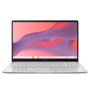 ASUS Chromebook CX15 Laptop, 15.6 in FHD NanoEdge Display, Intel Celeron N50 Processor, 4GB RAM, 128GB SSD, ChromeOS, Pure Grey, CX1505CTA-WS48G