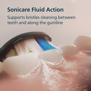 Philips HX4042/82 Sonicare 5000 Electric Toothbrush, Rechargeable, Black, 2 Brush Heads Included