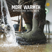 LaCrosse AlphaBurly Aero 800 Insulated Hunting Boots, Waterproof Rubber, 17 Inch, Dark Shadow, 377010