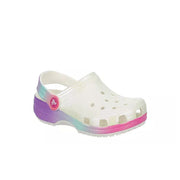 crocs girls little-big kid classic clog white, size 5