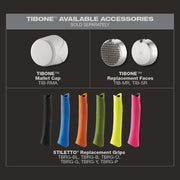 Stiletto TIB15SC 15 oz. TiBone Smooth Face With Curved Handle