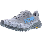 HOKA 1147811-Syst Speedgoat 6 Trail Running Shoes for Ladies, 10M, Stellar Grey/Asteroid