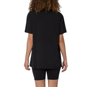 LOFT Women's 2-Piece Bike Short Pajama Set, Size: M, Black