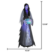 Way To Celebrate Halloween Mystical Ghoul Yard Inflatable, 10.5' - Multicolor