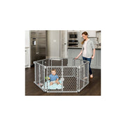 Regalo 1360 DS 192-Inch Wide Gate, 8 Panel Portable Indoor Outdoor Playard, Superwide Gate 2-in-1