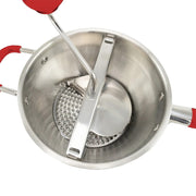 NESCO SSFM-1QT-2 Stainless Steel Food Mill, 32 oz Capacity, Three Interchangeable Grinding Discs