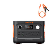 Jackery JE-300C Explorer 300v2 Auto Kit Portable Power Station, 288Wh Capacity, 300W Continuous Output, 600W Peak, Six Ports, 12V Battery Charging Cable, Black
