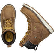 KEEN Utility 1025694 Cincinnati 8'' Waterproof Carbon-Fiber Toe Work Boots for Men - Belgian/Sandshell - 9.5M