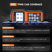 Foxwell T2000 Pro TPMS Programming Tool with Sensor Activation, Reset, Relearn, and Programming, Orange