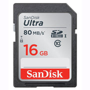 Sandisk 16GB Ultra SDHC UHS Class 10 Memory Card-SDSDUNC016GAN6I
