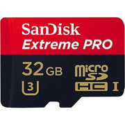 SanDisk Extreme Pro 32 GB microSDHC Memory Card, 95 MB/s Read, 90 MB/s Write, A2 Rated, Durable High-Performance