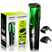 Cshidworld 02VBTM9889GR Vacuum Beard Trimmer for Men