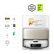 MOVA V50 Ultra Complete Robot Vacuum and Mop, 24,000 Pa Suction, DuoSolution Warm Water Mopping, Self-Cleaning Filter, FlexiRise Navigation, StepMaster Wheels