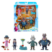 Jazwares Disney Zootopia 2 Adventure 5-Pack Articulated 3 Inch Action Figures Multicolor Includes Judy Hopps Nick Wilde ZOTP0012