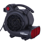 Hyper Tough AM0107 Air Mover Blower Fan, 1/3 HP, 1200 CFM, 3 Speeds, 3 Adjustable Angles, Black, 25-ft Cord
