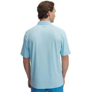 Under Armour Men's Shorebreak Hybrid Woven Short Sleeve Fishing Shirt, Stream & Ether Blue, Large