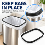 Replacement Liner Ring Compatible with Ninestars 21.1-Gallon Trash Cans, Trash Bag Holder Ring for DZT-80-4 and DZT-80-35 Models