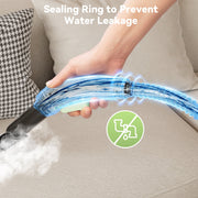 Vecukty Steam Mop with 14 Accessories, 50 fl oz Tank, 230 F Steam, Corded Electric, Green, HS001GE10NBA