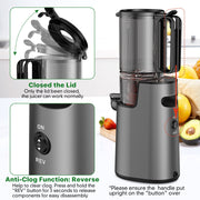 Aumpkin YZJ-Y Cold Press Juicer, Juice maker with 5.4