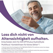 Air Optix Plus Hydraglyde Multifocal 6 Pack (+0.50), Maandlenzen, Contactlenzen, Alcon