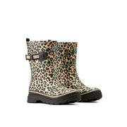 Ariat Kelmarsh Mid Rubber Boots, Leopard Camo, Womens Size 6, Medium Width, Waterproof Pull-On Rain Boots, 3150858