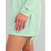 HUK Pursuit Coverup Dress, Performance Fishing Swimwear with UPF 50+ Sun Protection, Seafoam Mist, Medium, H6120119
