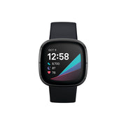 Fitbit FB512BKBKFRCJK Sense Graphite Stainless Steel with Carbon Black Band