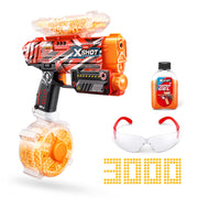 ZURU XSHOT Hyper Gel Havoc Gel Blaster, Semi and Fully Automatic, 3,000 Hydratable Gellets, Protective Eyewear, 15.75 in