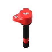 MSD Blaster Series Ignition Coil, Red, Direct Bolt-In Replacement for 1999-2010 Honda Acura V6, 8237