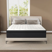 Yilicy 12 Inch  Gel Memory Foam & Spring Hybrid Medium Comfort Mattress in a Box, Queen