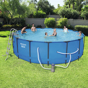Bestway 56690E Steel Pro Max Swimming Pool Set with 1,000 GPH Filter Pump