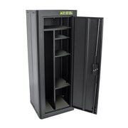 Mossy Oak 18-Gun Collapsible Rifle Security Cabinet with Reinforced Key Lock, Gray, A00055353