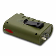 rebelFIN AE500 rebelAIR AE500 Rechargeable Pocket-Sized Foam Bucket Aerator with Built-In LED Light, Aerates Up to 6 Gallons, Army Green