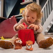 tonies My First Tonies Jungle 3-Pack Set, Soft Squeezable Animal Figures with Stories, Songs, and Realistic Sounds for Toddlers