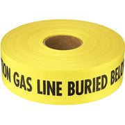 Milwaukee 71-070 3X1000 Yellow Gas Line 7Mil Tape 1Rl