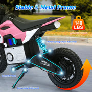 Skyhot 24V Electric Dirt Bike for Kids, 15 MPH Electric Motorcycle Beginners Friendly, Power Display