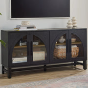 Better Homes & Gardens BHS336249972015 Juliet Arc TV Stand for TVs up to 65-in, Black Wood Finish