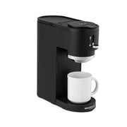 Holstein Housewares 2-In-1 Single Serve Pod and Ground Coffee Maker, Dual Brew, Reusable Mesh Filter, 14 oz Water Tank, Black