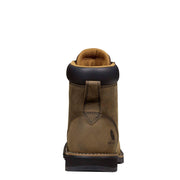 Carhartt Men's Frontier 6 Water Resistant Soft Toe Work Boots, Mossy Brown Leather, Size 8 M, FN6165-M-8