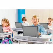 MAXCases Extreme Shell-F Slide Case for Lenovo 14E G3 Chromebook, Impact Resistant TPU, Gray Clear, LN-ESF-14E-G3-GRY