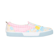 Ground Up Bluey Women's Slip On Casual Sneakers, Canvas Upper, Rubber Outsole, White, Size 7