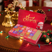 VOUKER Gemstone Dig Advent Calendar 24 Day Christmas Countdown with Real Natural Crystals and Digging Tools, Multicolor