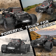 Womaqu 1/14 Brushless 50 MPH RC Truck 4wd Offroad Waterproof Remote Control Car For Adults
