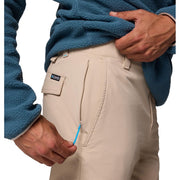 Columbia Roc Tech Chino Pant Men's Casual Pants, Omni-Shield Water Repellent, Stretch Waistband, Ancient Fossil, 36W x 34L, Straight Leg, Mid Rise, 214215