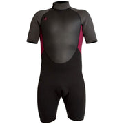 Body Glove Pro 3 Men Back Zip Shorty Wetsuit, 2/1mm Neoprene, Black, Large, 21167