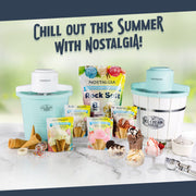 Nostalgia Premium Vanilla Crme Ice Cream Starter Mix, 2-Quart Pack, 8 Count, Compatible with Electric Ice Cream Makers, ICMX8VN8PK