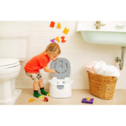 Munchkin Multi-Stage 3-in-1 Toddler Potty Seat Trainer Ring and Step Stool White 41675