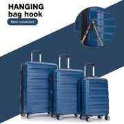 Tripcomp Hardside Luggage Set Carry-on Lightweight Suitcase (Set of 3), 20/24/28