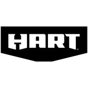 HART Tools Lay Flat Pneumatic Air Hose, 50 ft, 1/4 in, Kink Resistant, 360 Swivel Fittings, 300 PSI, Black