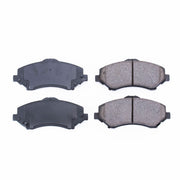 Power Stop Z16 Evolution Front Ceramic Brake Pads, Low-Dust, Noise-Reducing, Compatible with Chrysler Town & Country 2008-16, Dodge Grand Caravan 2008-16, Jeep Wrangler JK 2018, 16-1273